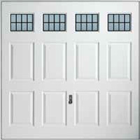 Hormann Series 2000 GRP up and over garage doors Style 2041 Coniston with windows
