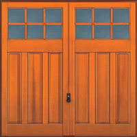 Hormann Series 2000 timber up and over garage doors Style 2122 Middleton